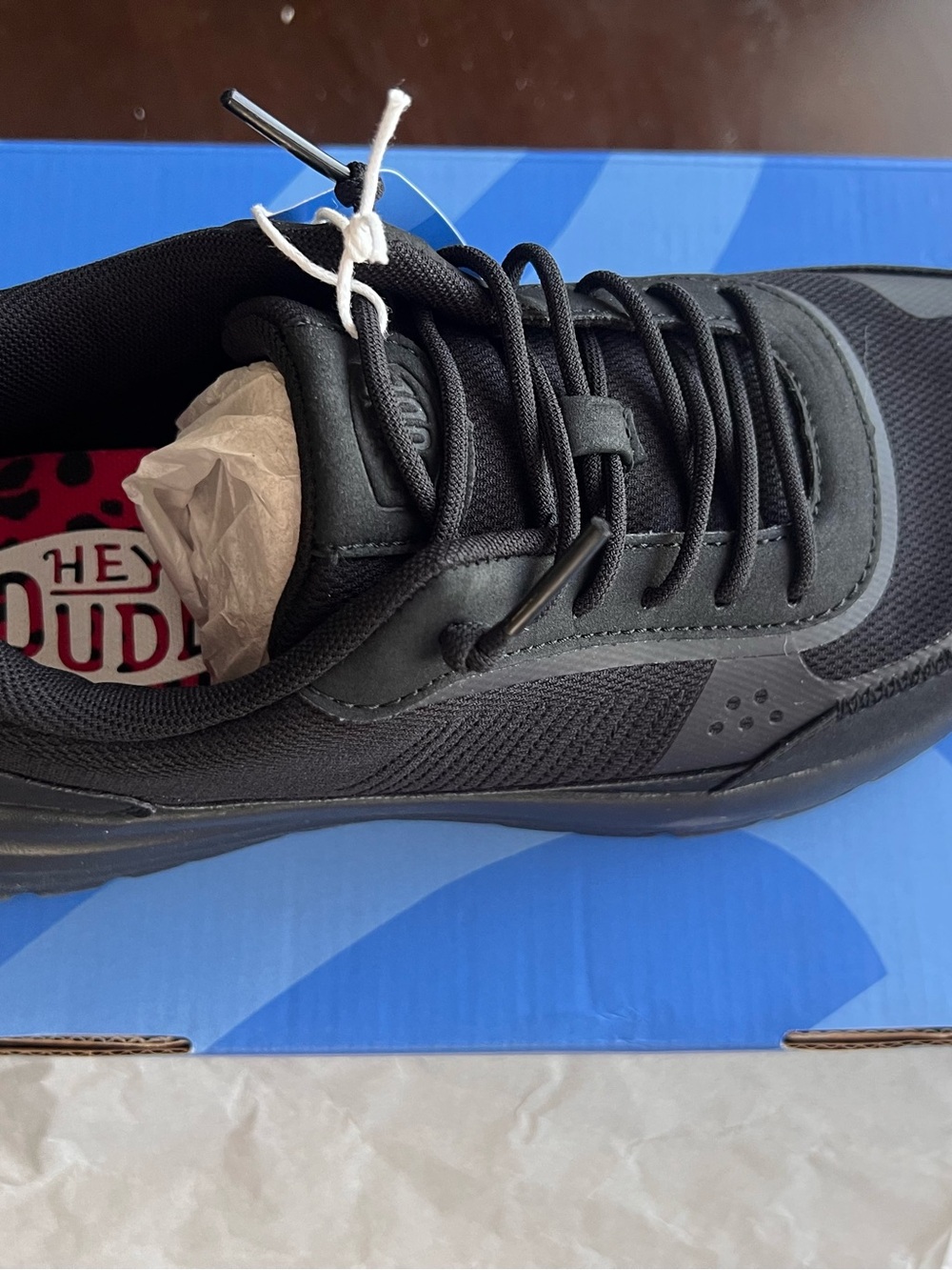 Hey Dude Women's Black Athletic Sneakers
